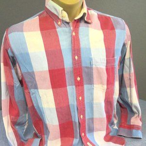 Vintage Baxter Brand Flannel Work Shirt Long Sleeve Medium